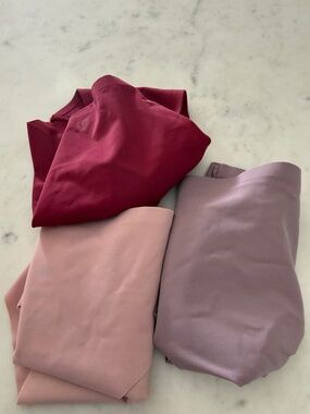 lululemon athletica underwear’s Blush Pink, and Dusty Lavender